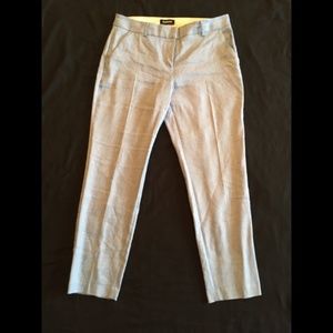 Sky Blue linen Express ankle pant